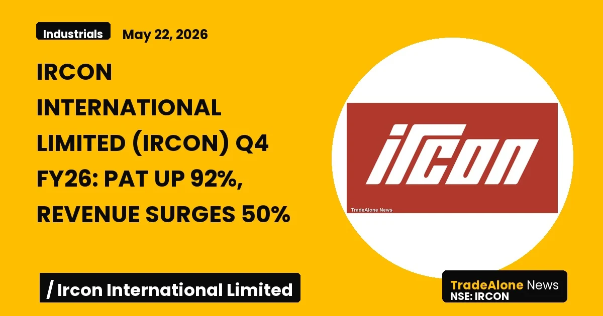 Ircon International Limited IRCON Q4 FY26 Results