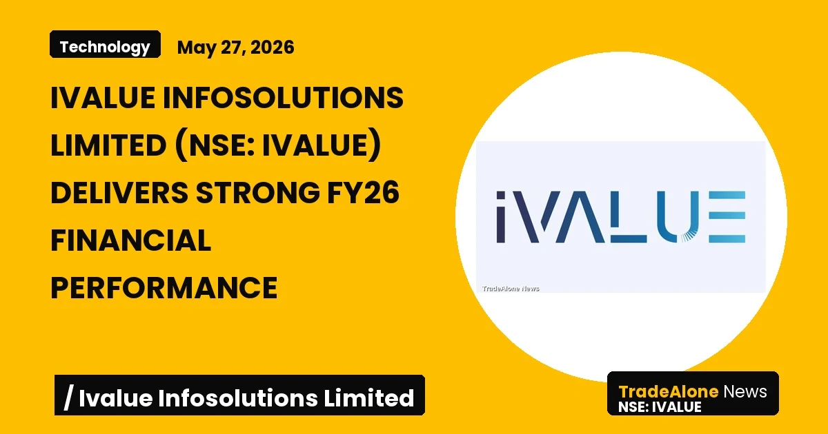 Ivalue Infosolutions Limited NSE Ivalue FY26 Results