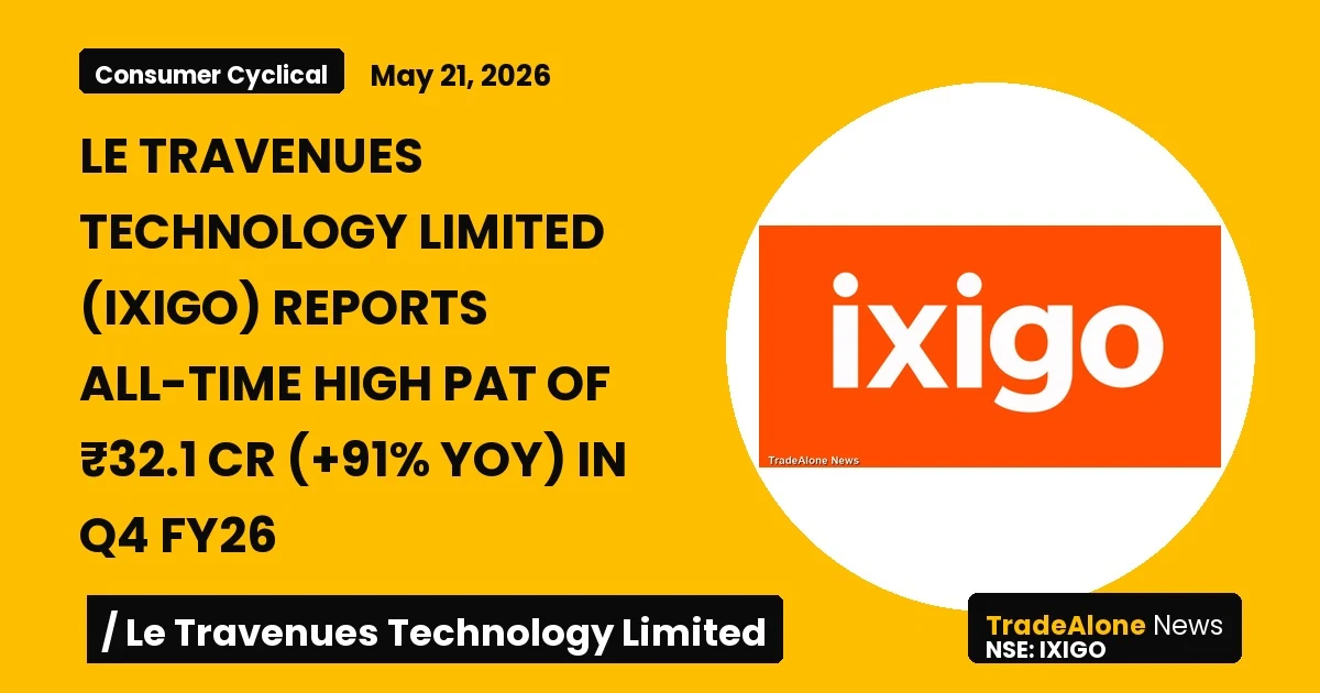 Le Travenues Technology Limited IXIGO Q4 FY26 Results