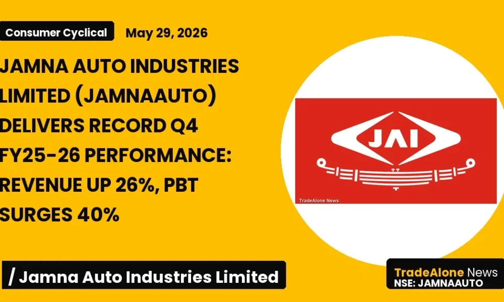 Jamna Auto Industries Limited Jamnaauto Q4 Fy25-26 Results