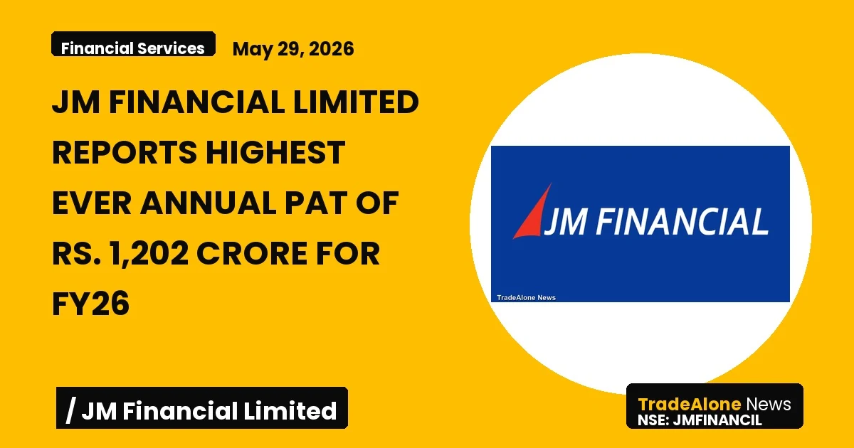 Jm Financial Limited Jmfinancil FY26 Results