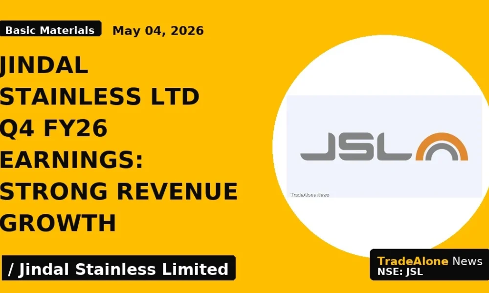 Jindal Stainless Ltd Q4 FY26 Earnings: Strong Revenue Growth - TradeAlone
