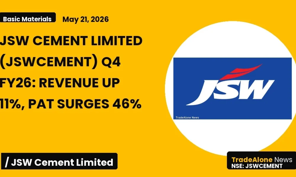 Jsw Cement Limited Jswcement Q4 FY26 Results