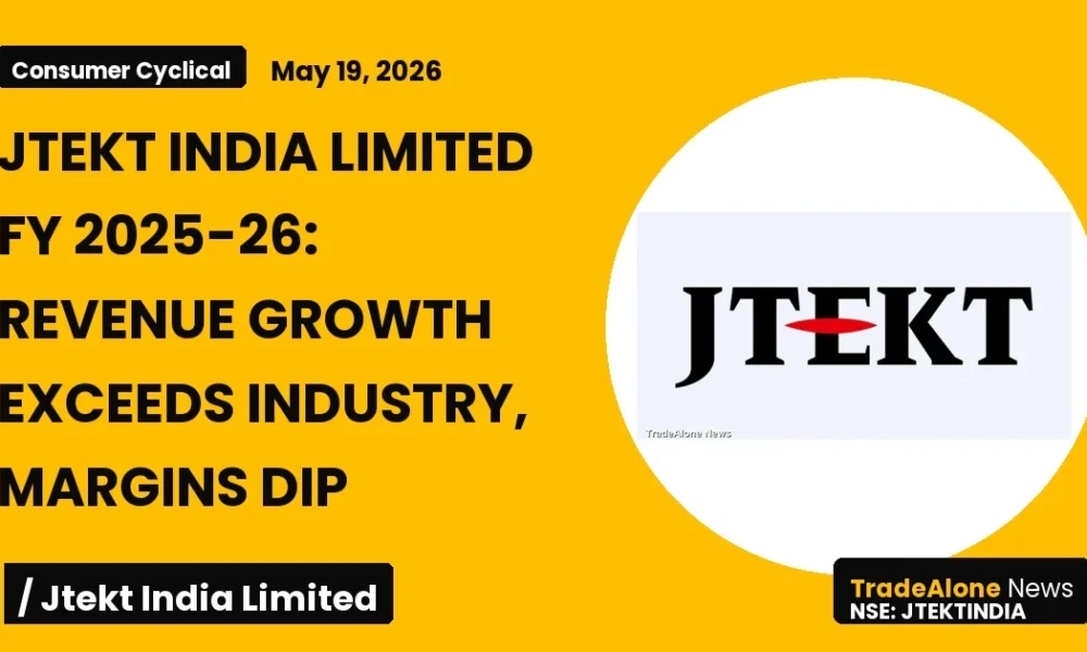 Jtekt India Limited Fy2025-26 Results