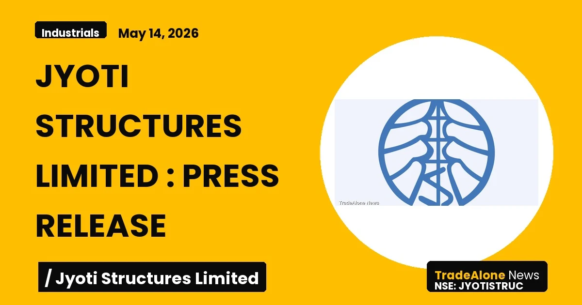 Jyoti Structures Limited NSE Announcement
