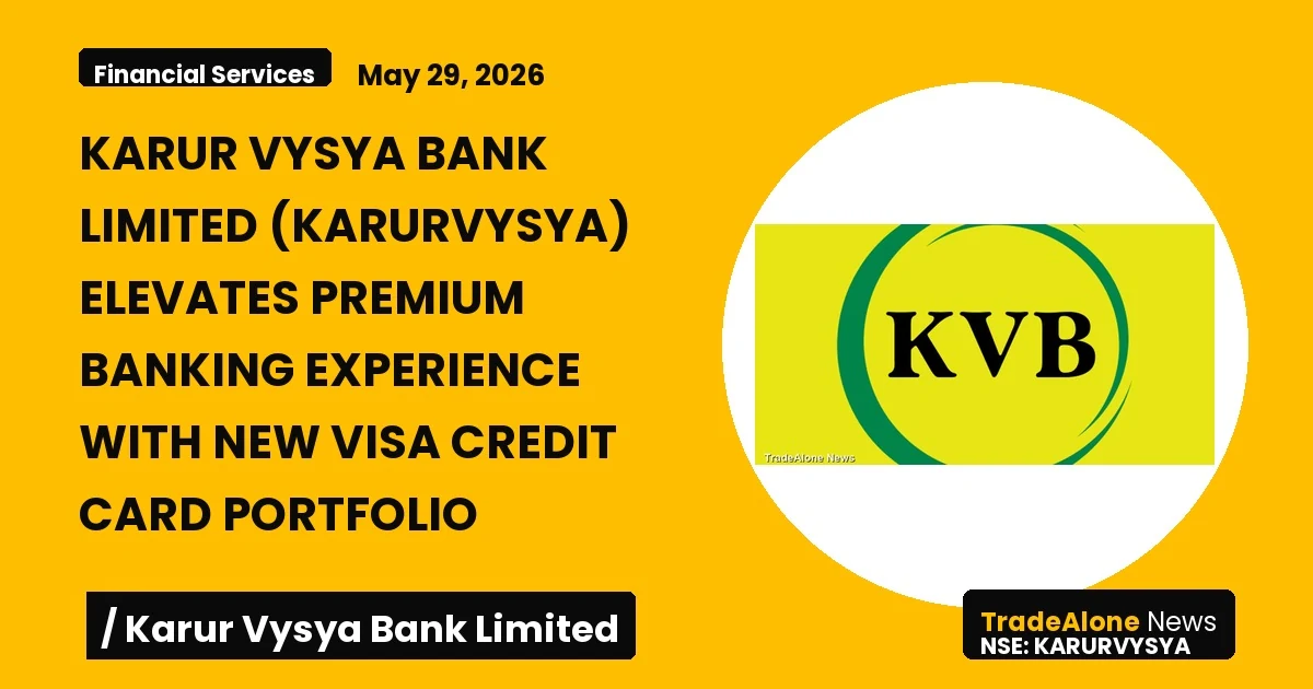 Karur Vysya Bank Limited Karurvysya New Visa Credit Card Portfolio