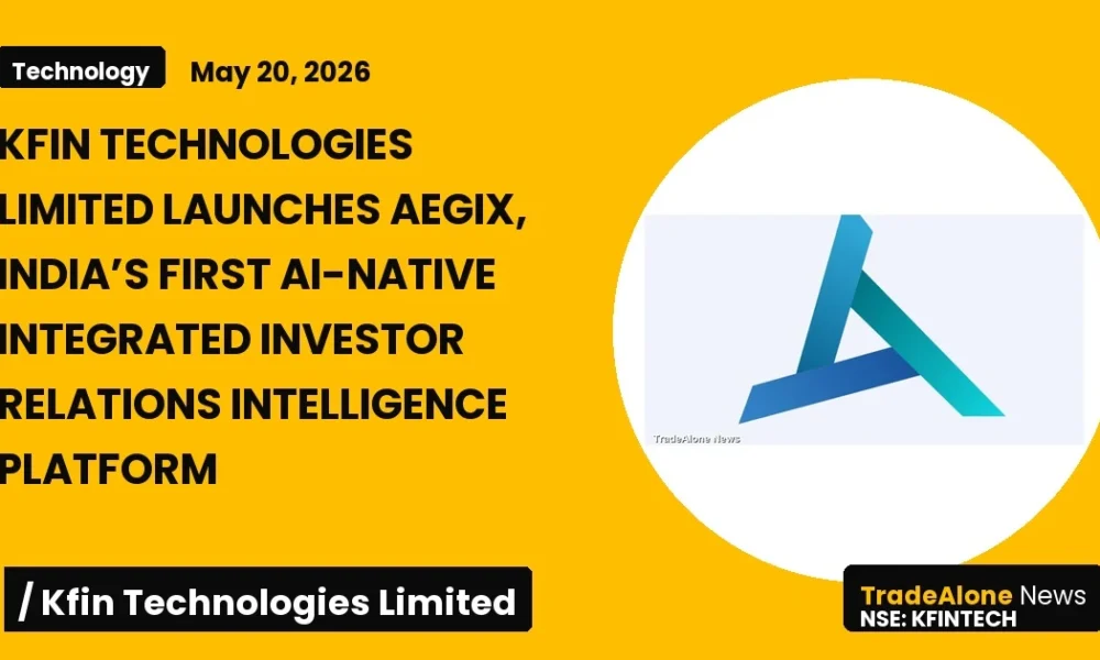 Kfin Technologies Limited Kfintech May 2026 AEGIX Launch