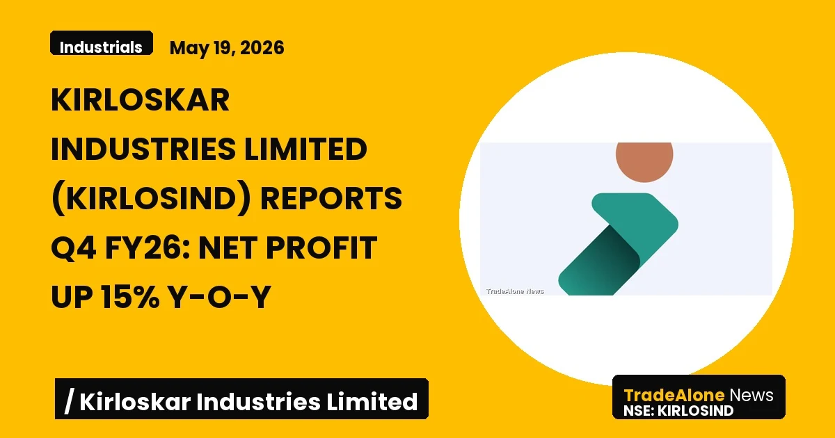 Kirloskar Industries Limited Kirlosind Q4 FY26 Results