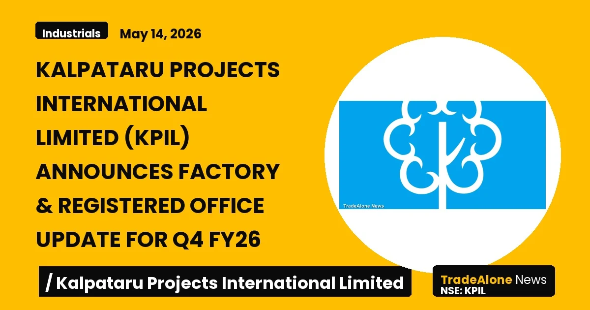 Kalpataru Projects International Limited KPIL Q4 FY26 Results