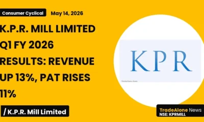 K.p.r. Mill Limited Kprmill Q1 FY26 Results