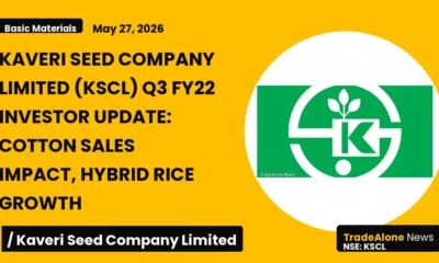 Kaveri Seed Company Limited KSCL Q3 FY22 Investor Update