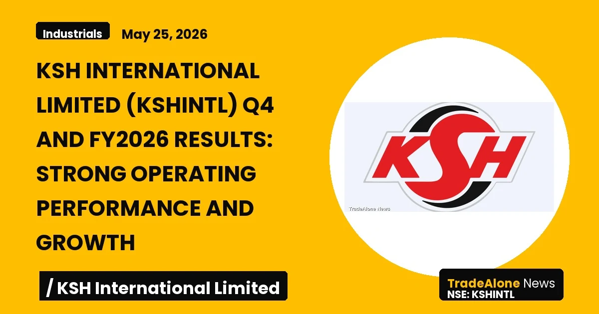Ksh International Limited Kshintl Q4 FY26 Results