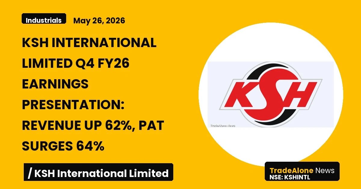 Ksh International Limited Kshintl Q4 FY26 Results