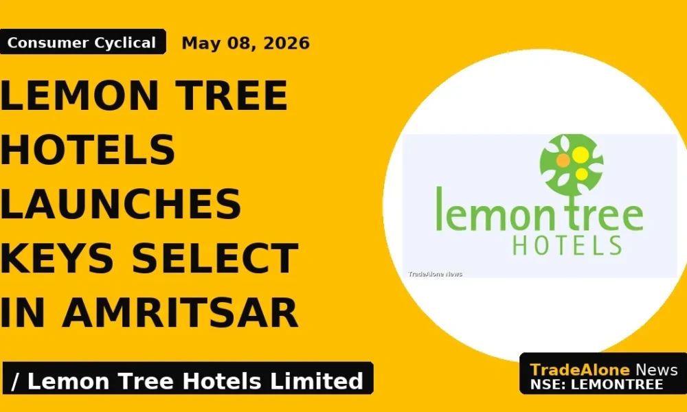Lemon Tree Hotels Launches Keys Select in Amritsar - TradeAlone