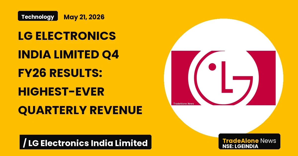 Lg Electronics India Limited Lgeindia Q4 FY26 Results