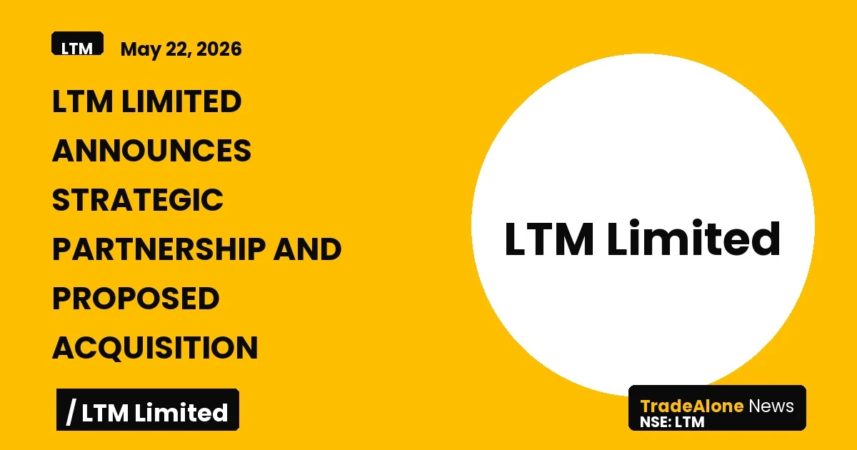 Ltm Limited NSE LTM Q2 2026 Strategic Partnership