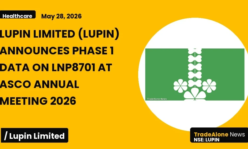 Lupin Limited NSE LUPIN Phase 1 Data ASCO 2026
