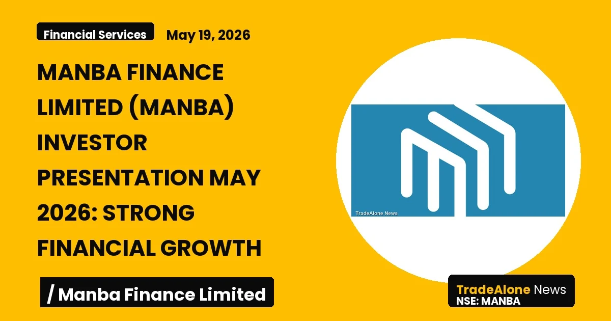 Manba Finance Limited MANBA May 2026 Investor Presentation