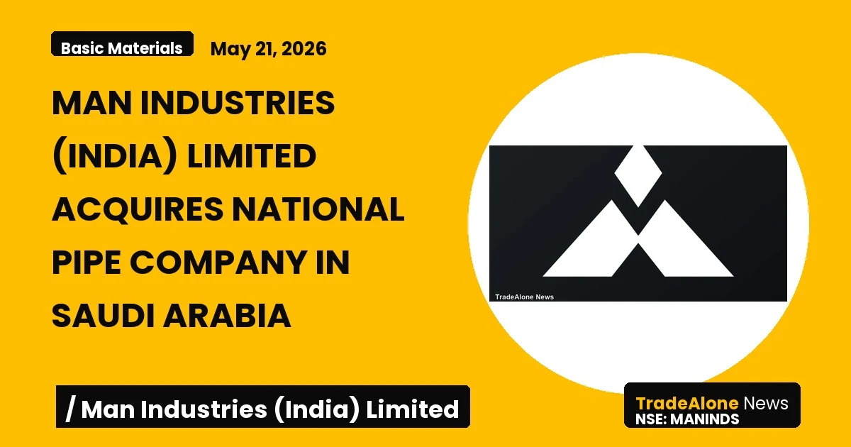 Man Industries NSE Maninds Q2 FY26 Acquisition