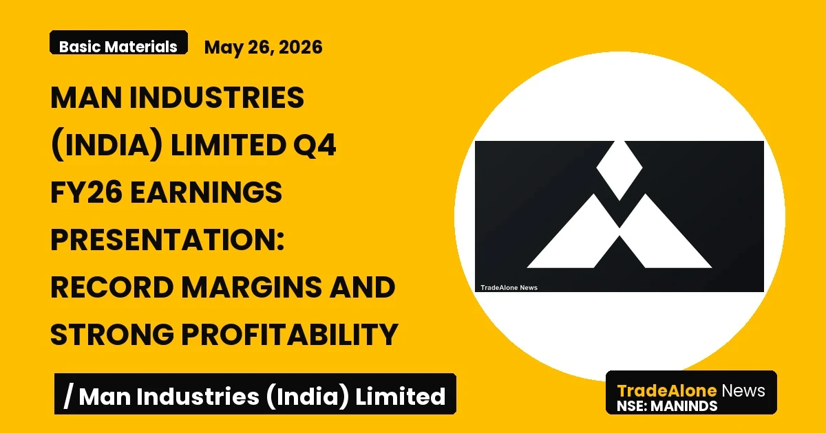 Man Industries (india) Ltd Q4 FY26 Results
