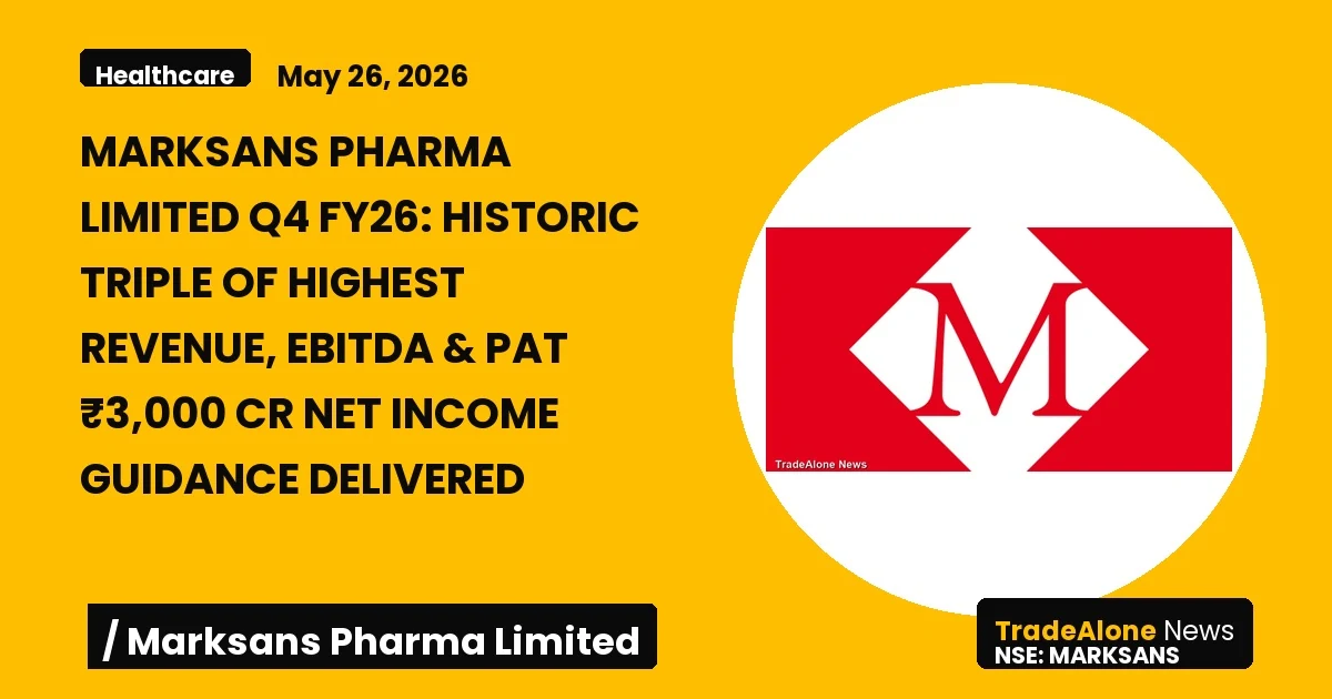 Marksans Pharma Limited Q4 FY26 Results