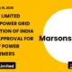 Marsons Limited Marsons PGCIL Approval Q2 FY26