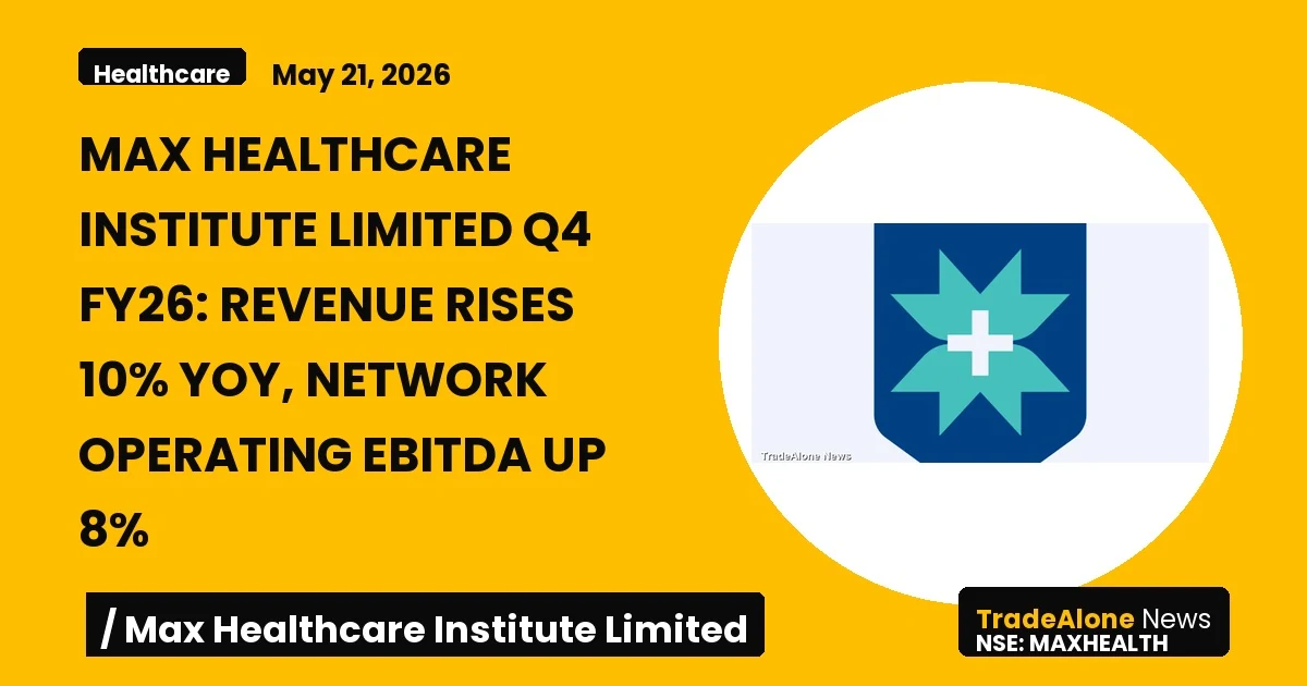 Max Healthcare Institute Limited Maxhealth Q4 FY26 Results