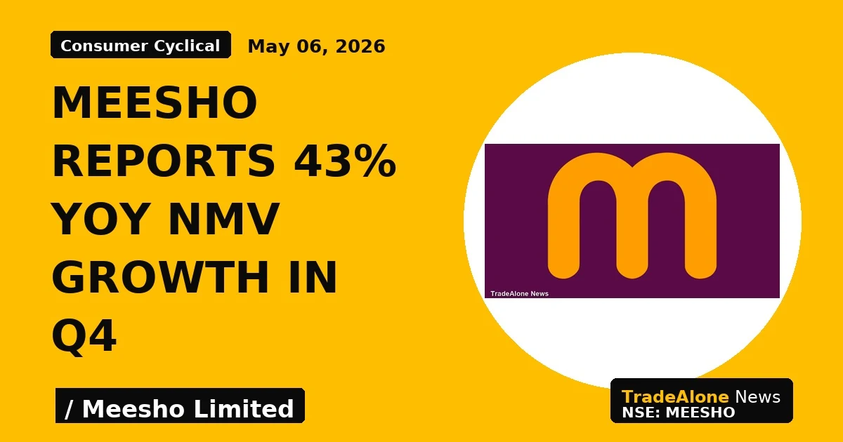 Meesho Reports 43% Yoy Nmv Growth in Q4 - TradeAlone