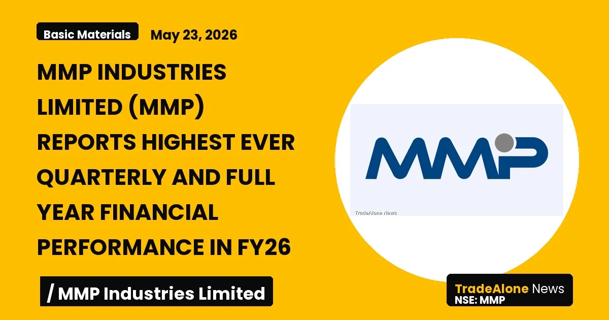 Mmp Industries Limited FY26 Results: Revenue Up 19%, PAT Down 20%