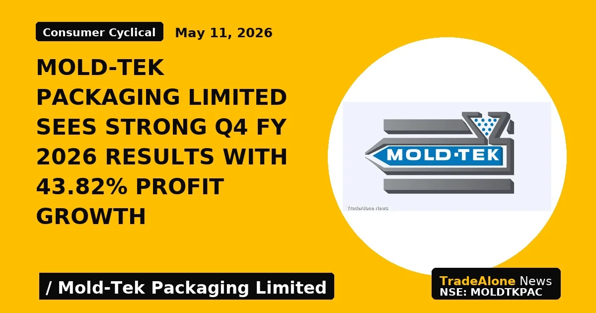 Mold-Tek Packaging Limited Sees Strong Q4 FY 2026 Results With 43.82% Profit Growth - TradeAlone