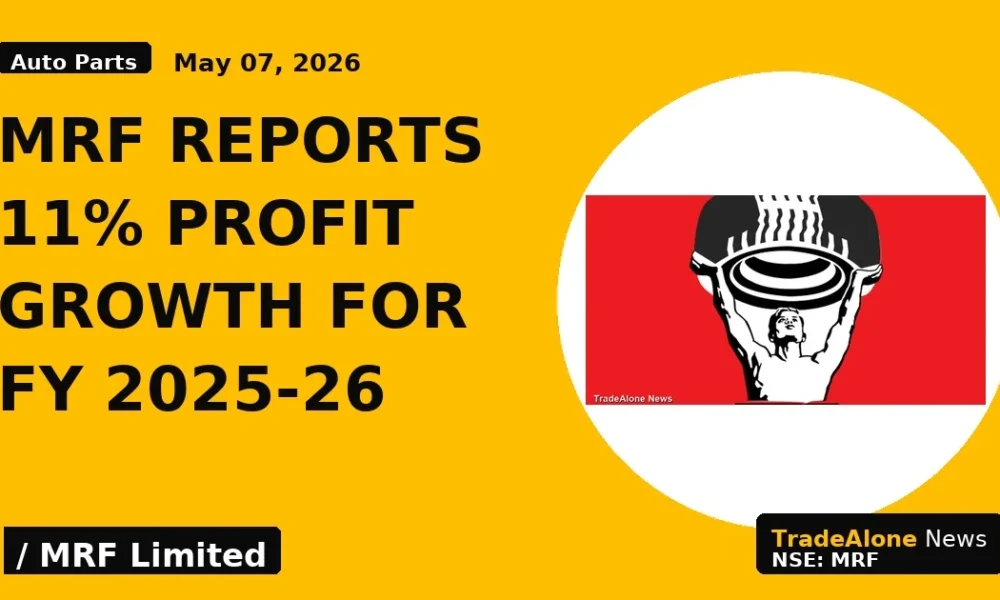 MRF Reports 11% Profit Growth for FY 2025-26 - TradeAlone