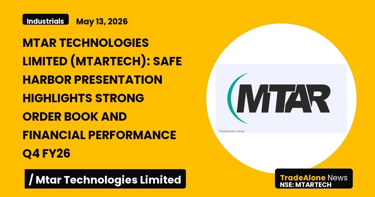 Mtar Technologies Limited Mtartech Q4 FY26 Results