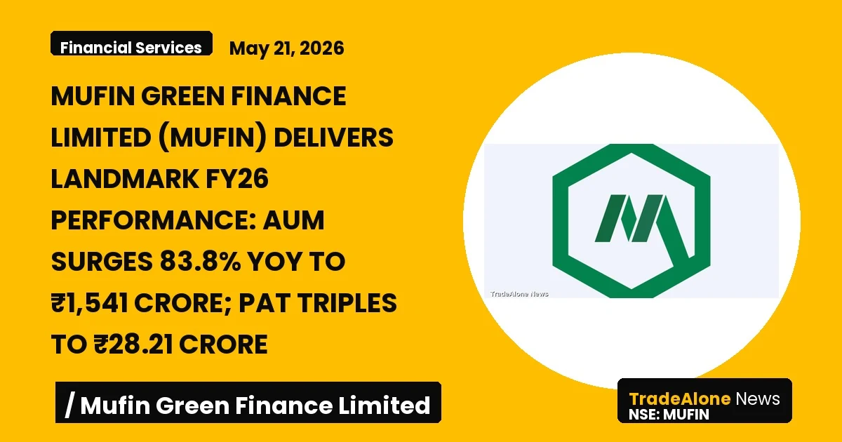 Mufin Green Finance Limited NSE MUFIN FY26 Results