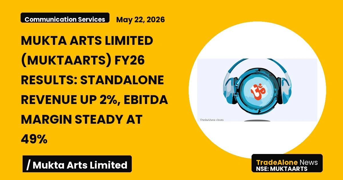 Mukta Arts Limited Muktaarts FY26 Results