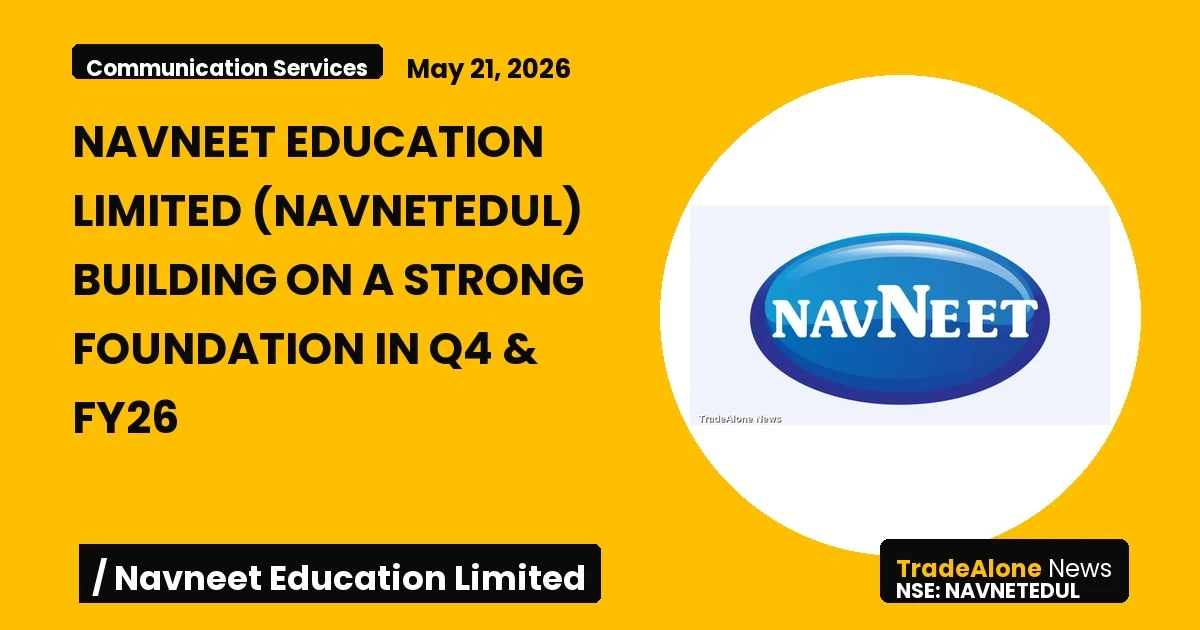 Navneet Education Limited Navnetedul Q4 FY26 Results