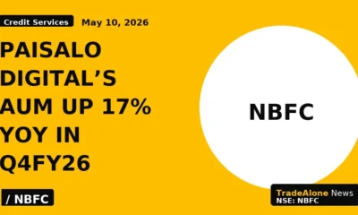 Paisalo Digital's Aum up 17% Yoy in Q4fy26 - TradeAlone