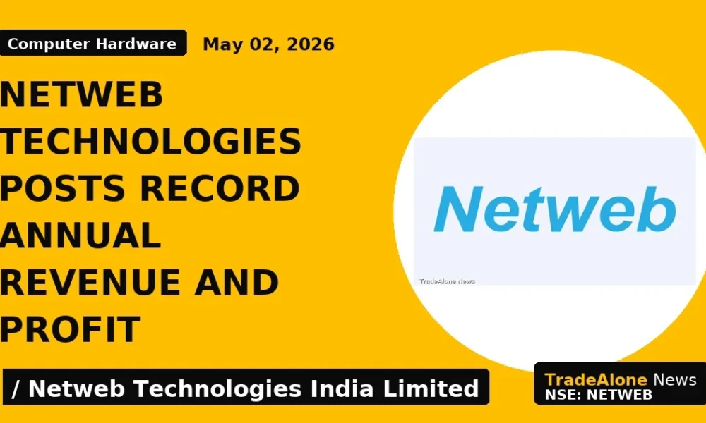 Netweb Technologies posts record annual revenue and profit - TradeAlone