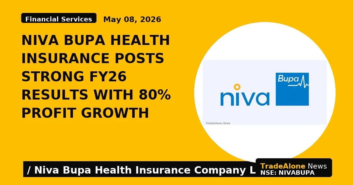 Niva Bupa Health Insurance Posts Strong Fy26 Results With 80% Profit Growth - TradeAlone