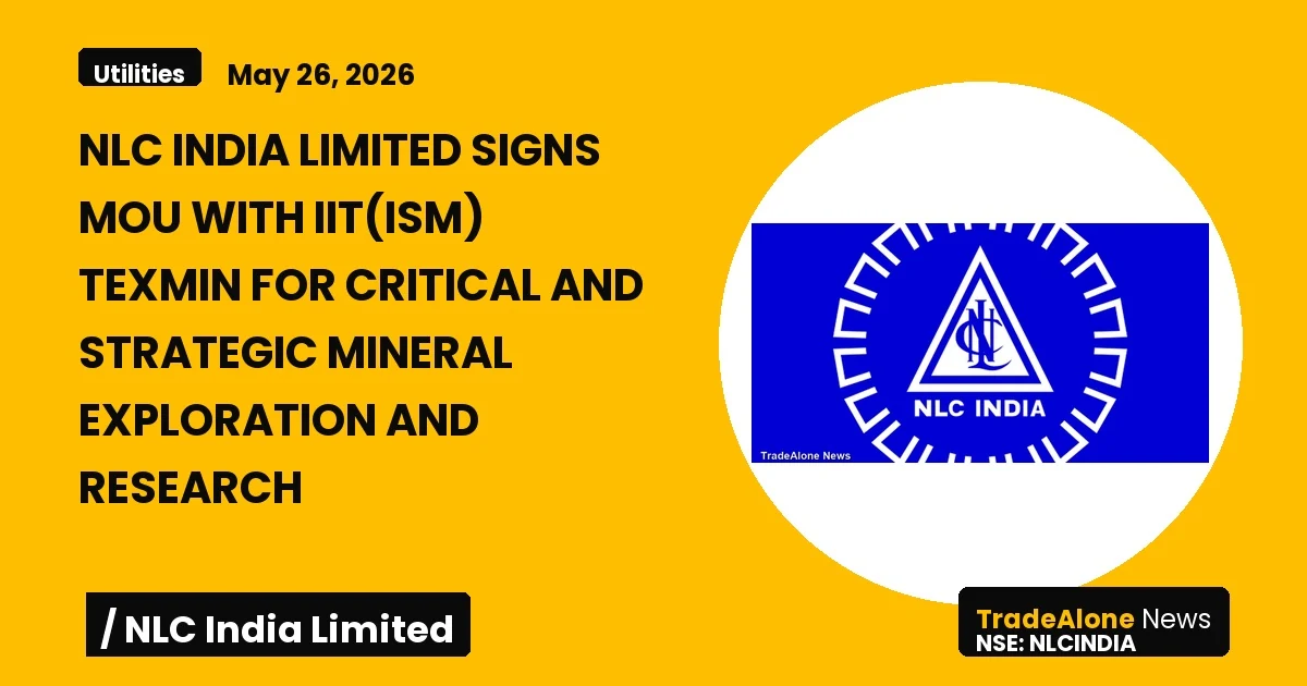 Nlc India Limited Nlcindia May 2026 Mou