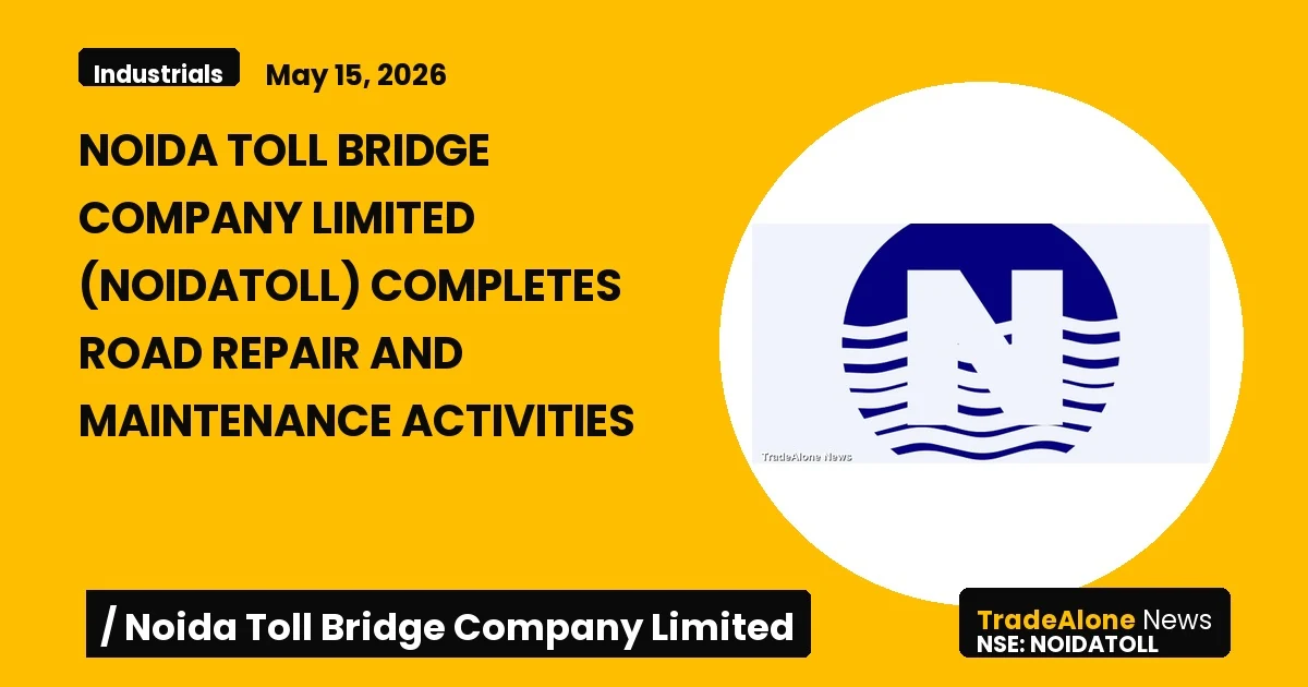 Noida Toll Bridge Company Limited Noidatoll October 2025 Repairs