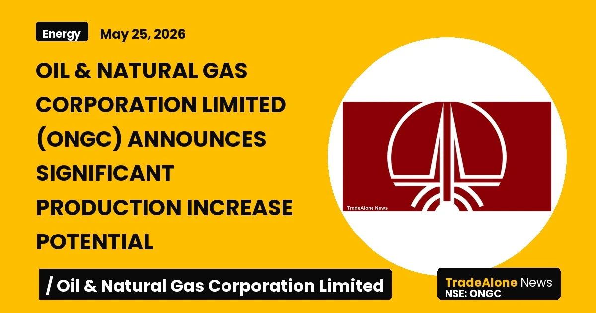 Oil & Natural Gas Corporation Limited ONGC Q2 FY26 Production Increase