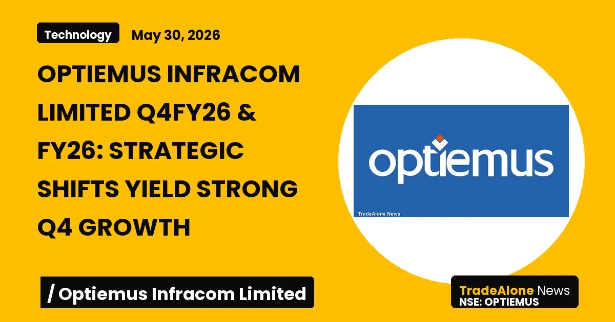 Optiemus Infracom Limited Optiemus Q4fy26 Results