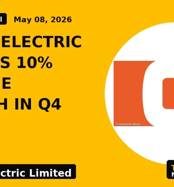 Orient Electric Reports 10% Revenue Growth in Q4 Fy26 - TradeAlone