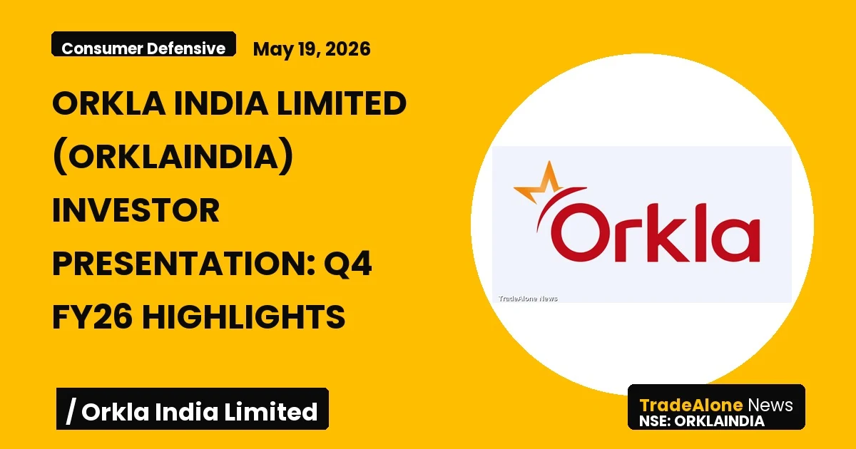 Orkla India Limited Orklaindia Q4 FY26 Results