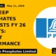 Paradeep Phosphates Ltd Posts Fy 26 Results: Robust Performance - TradeAlone