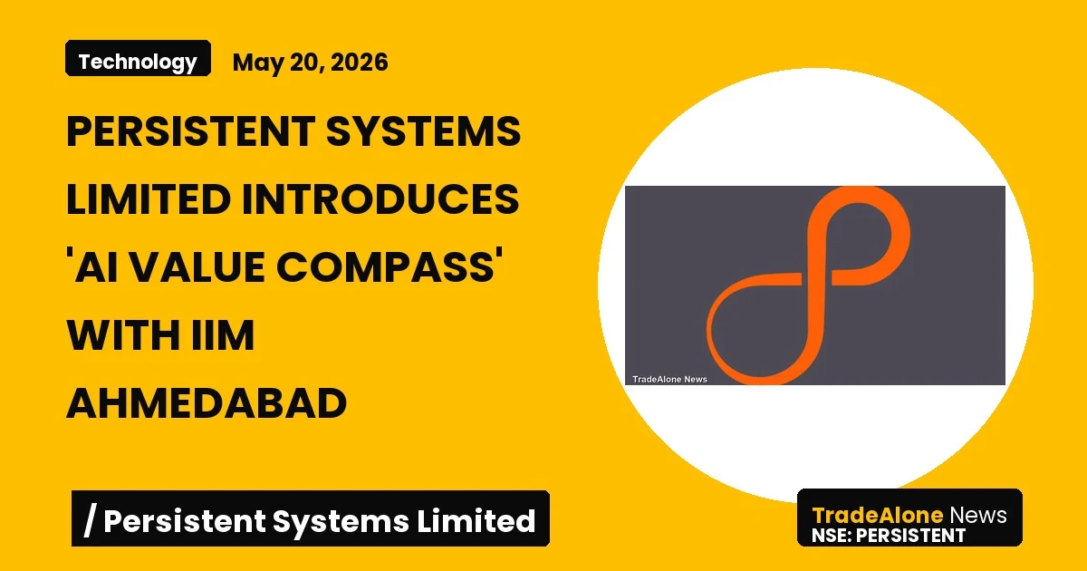 Persistent Systems Limited Persistent AI Value Compass IIM Ahmedabad
