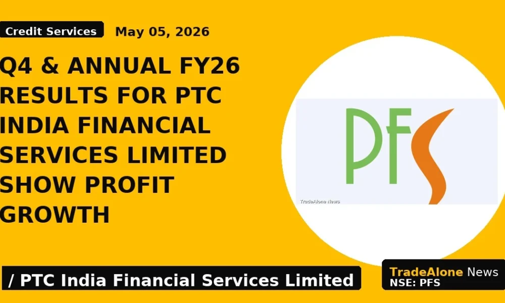 Q4 & ANNUAL FY26 RESULTS for PTC INDIA FINANCIAL SERVICES LIMITED SHOW PROFIT GROWTH - TradeAlone