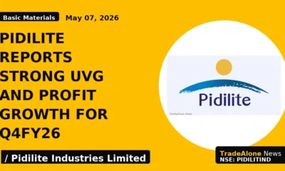 Pidilite Reports Strong Uvg and Profit Growth for Q4fy26 - TradeAlone