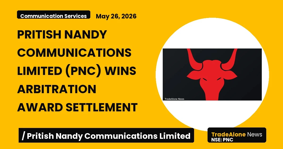 Pritish Nandy Communications Limited PNC Arbitration Settlement 2026