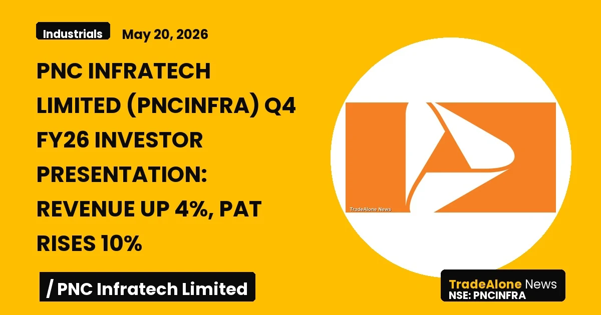 Pnc Infratech Limited Pncinfra Q4 FY26 Investor Presentation